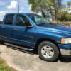 Right front of pickup Right front of pickup