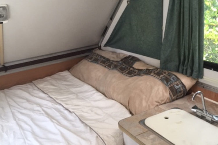 Permanent full sized bed Permanent full sized bed