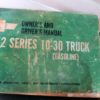 Chevy C 10 original owner's manual Chevy C 10 original owner's manual