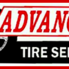 advanced tire service logo advanced tire service logo
