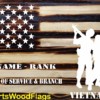Vietnam Vet Wood American Flag Vietnam Vet Wood American Flag
