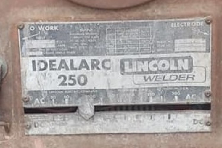 Lincoln Welder tag Lincoln Welder tag