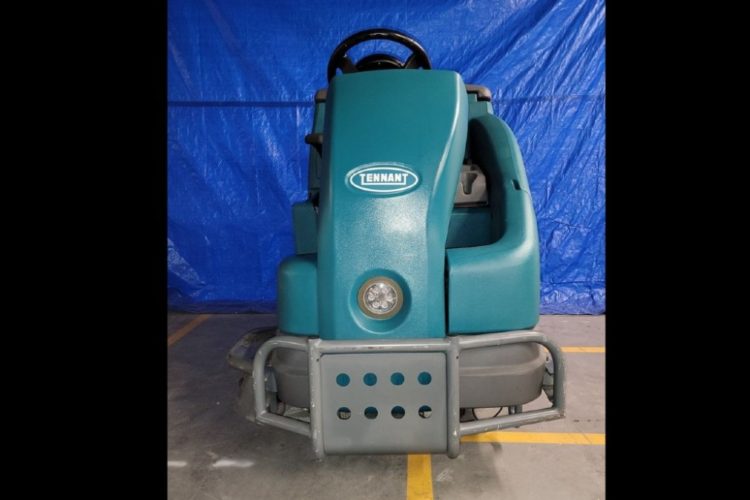 Tennant T16 Ride On Floor Scrubber - Front