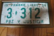 Panama License Plate