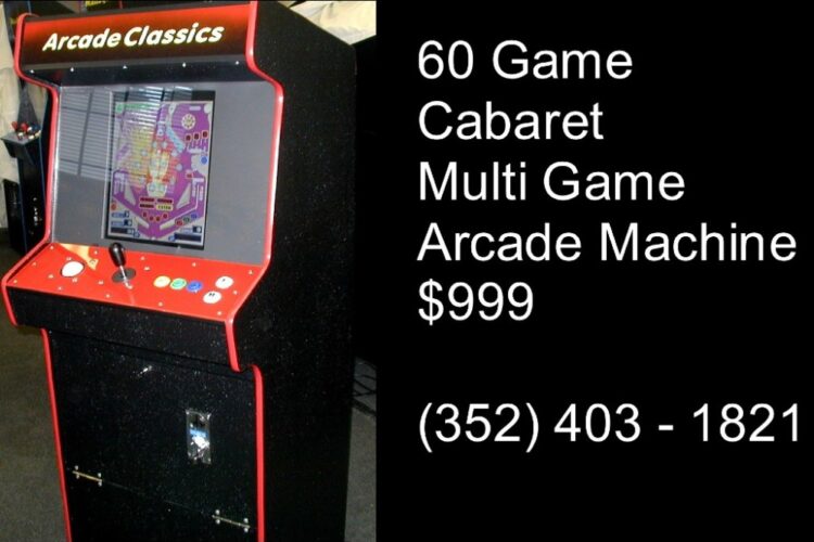 Coin Operated Cabaret Size Arcade Machine