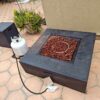 gas charcoal firepit