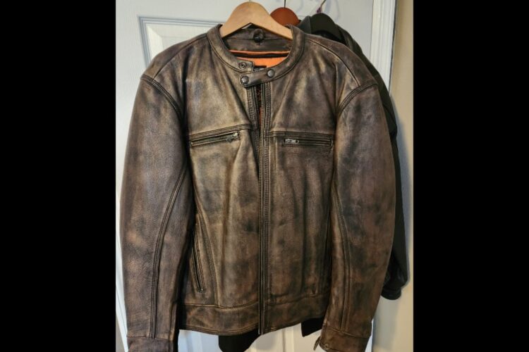 Brown leather Jacket 2XL